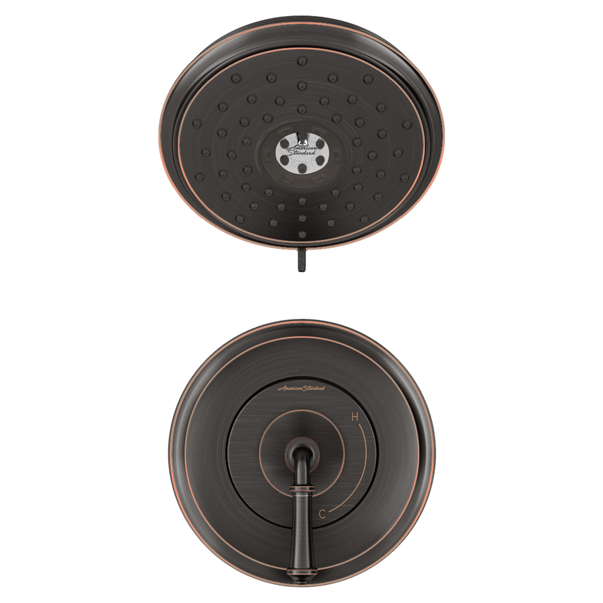 Delancey® 2.5 gpm/9.4 L/min Shower Trim Kit With 4-Function Showerhead and Lever Handle